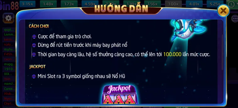 Hướng Dẫn Cách Chơi Game Nhanh Aviator tại Bin88 Đổi Thưởng Siêu Tốc