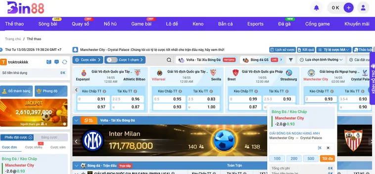 Hướng Dẫn Cá Cược Thể Thao K-Sports Tại Bin88 Thắng Lớn Mỗi Ngày