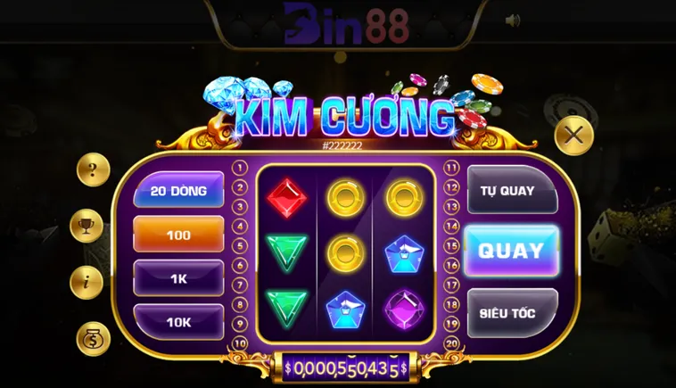 Bí Quyết Chiến Thắng Game Nhanh Kim Cương tại Bin88 Đổi Thưởng Cực Hấp Dẫn
