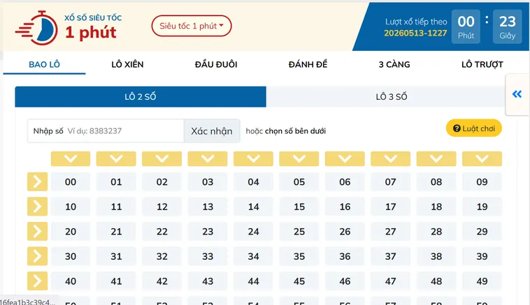 Hướng Dẫn Cách Chơi Lô Đề Siêu Tốc tại Bin88 Trực Tuyến Đổi Thưởng Cực Khủng