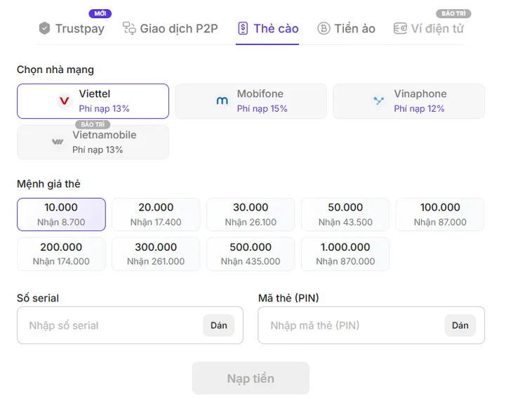 Hướng Dẫn Cách Nạp Tiền Bin88 Gia Tăng Vốn Cược Chinh Phục Kho Báu Jackpot Khổng Lồ