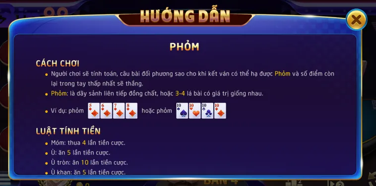 Hướng Dẫn Chi Tiết Chơi Phỏm Tại Bin88 Thắng Lớn Với Chiến Thuật Đỉnh Cao