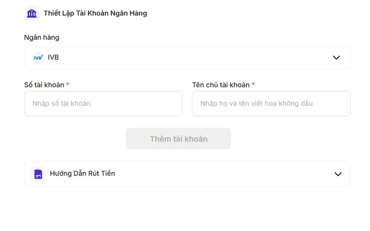 Rút Tiền Bin88 Về Tài Khoản Ngân Hàng Siêu Tốc