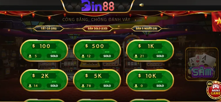 Sâm Lốc Tại Bin88 Đấu Trường Trí Tuệ Cho Các Tay Chơi Bài Dân Gian Chuyên Nghiệp