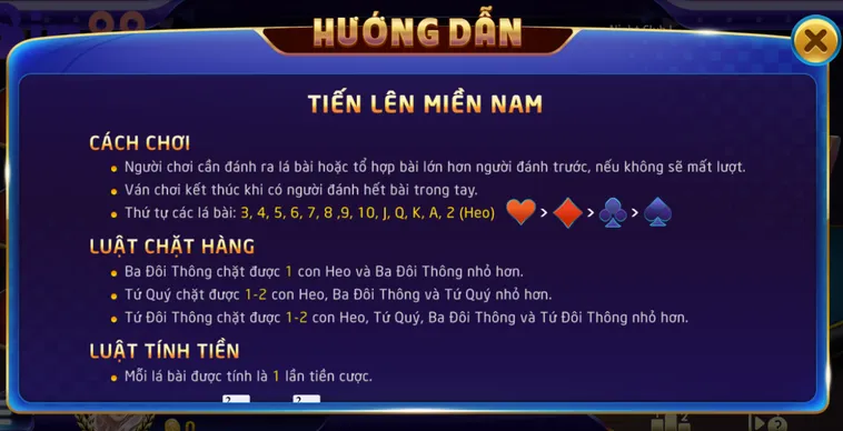 Hướng Dẫn Cách Chơi Tiến Lên Miền Nam Tại Bin88 Chinh Phục Đỉnh Cao Bài Lá Việt Nam