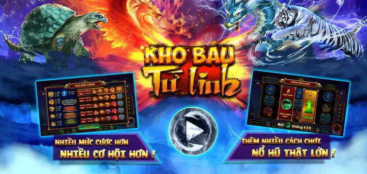 Bắn Cá Tứ Linh Tại Bin88 Đấu Trường Săn Kho Báu Đẳng Cấp Cho Các Xạ Thủ